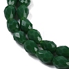 Opaque Solid Color Imitation Jade Beads Strands GLAA-N005-P10mm-D04-3