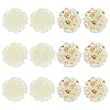 12Pcs 2 Colors Transaprent Resin Enamel Cabochons CRES-TA0001-91-3