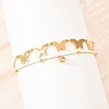 Butterfly 304 Stainless Steel Satellite Chains Double Layers Anklets BJEW-H643-06G-1