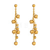 Women's 304 Stainless Steel Dangle Earrings JU0194-5