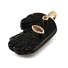 Natural Obsidian Carved Pendants GG-CBA5963-01E-NH-2