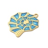Ocean Theme 304 Stainless Steel Enamel Pendants STAS-G373-01B-01-2