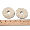 Natural Lava Rock Disc Big Pendants G-M203-07-1-3