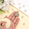 10Pcs Brass Spring Gate Rings KK-ME0004-13G-3