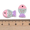 Painted Glass Beads X-LAMP-F036-02A-3