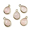 Natural Rose Quartz Faceted Pendants G-U019-05G-09-1