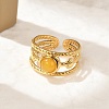 Natural Gemstone Finger Rings RJEW-K290-14G-5