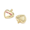 Mother's Day Brass Enamel Pendants KK-CBA9234-06G-01-2