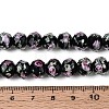 Handmade Luminous Lampwork Beads Strands LAMP-N037-01A-5