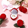1Pc Valentine's Day Cherry Shaped Velvet Ring Gift Boxes VBOX-YW0001-01-4