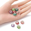 10Pcs 5 Colors Transparent Resin European Rondelle Beads RPDL-YW0001-07A-4