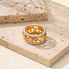 Elephant Hollow Out Alloy Crystal Rhinestone Finger Rings FS-WG55101-02-1