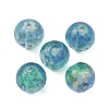 Handmade Gold Sand Lampwork Beads LS-LAMP-WH0001-10C-2