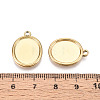 304 Stainless Steel Pendant Cabochon Settings STAS-T067-69G-3