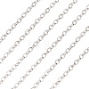 Brass Coated Iron Flat Cable Chains CH-TAC0007-02S-3