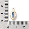 Brass Glass Charms KK-U061-10G-02-3