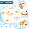 40Pcs Brass Spring Ring Clasps KK-DC0001-54-4