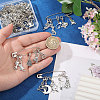 12Pcs 4 Style Iron Brooches HJEW-PH02467-3