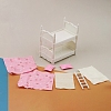 Mini Plastic Bunk Bed Miniature Ornaments PW-WG7342E-01-3