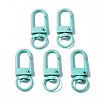 Spray Painted Eco-Friendly Alloy Swivel Snap Hooks Clasps LS-PALLOY-T080-02D-NR-1