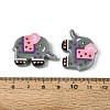 Printed Opaque Resin Beads RESI-N043-06C-3