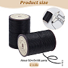 Olycraft Round Waxed Polyester Thread String YC-OC0001-07B-01-2