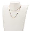 Brass Link Chain Bracelet & Necklace Jewelry Sets SJEW-JS01190-3