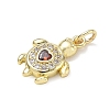 Brass with Rhinestone Pendants RB-CBA6830-18G-05-2