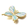 Brass Enamel Pendants STAS-Q347-11G-1-2