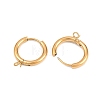 316 Stainless Steel Huggie Hoop Earring Findings EJEW-B158-01C-G-2