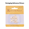 Brass Micro Pave Grade AAA Cubic Zirconia Charms X-ZIRC-P067-11G-S-NR-2