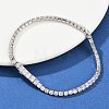 925 Sterling Silver Micro Pave Cubic Zirconia Tennis Bracelets for Women BJEW-C117-01B-P02-2
