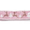 Christmas Theme Wired Linen Ribbon OCOR-G013-01A-2
