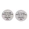 Non-Tarnish 201 Stainless Steel Pendants STAS-T064-38P-1-2