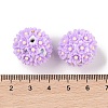 Handmade Polymer Clay Rhinestone Beads CLAY-H003-03-4