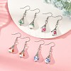 304 Stainless Steel Dangle Earrings PR-EJEW-JE07485-1