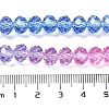 Transparent Painted Glass Beads Strands DGLA-A034-T8mm-A08-3