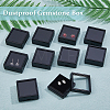 Acrylic Square Loose Diamond Box with Visible Window CON-WH0088-76B-02-6