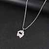 Halloween 201 Stainless Steel Little Monster Pendant Box Chain Necklaces for Women Men WGE09D2-02-1