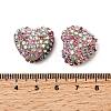 Sparkling Acrylic Heart Beads with Rhinestone Embellishment LS-OACR-NH0001-02A-02-3