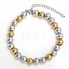 Simple Fashion Round Stainless Steel Beaded Bracelets for Women UG2742-19-1