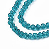 Glass Beads Strands EGLA-A034-T1mm-D27-4