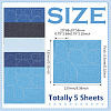 5 Sheets Denim Self-adhesive Patches PATC-TA0001-61-4