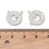 Rhodium Plated 925 Sterling Silver Charms STER-C003-21P-3