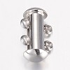 Tarnish Resistant 304 Stainless Steel Slide Lock Clasps LS-STAS-G071-51P-1