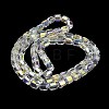 Electroplate Glass Beads Strands EGLA-D030-19Q-2