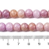 Ombre Effect Dyed Glass Beads Strands GLAA-T031-01O-10-5