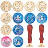 CRASPIRE DIY Wax Seal Stamp Kits DIY-CP0002-76C-1