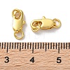 Rack Plating Brass Lobster Claw Clasps KK-F090-24G-01-3