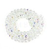 Transparent Glass Beads Strands X-EGLA-N016-6mm-06-2